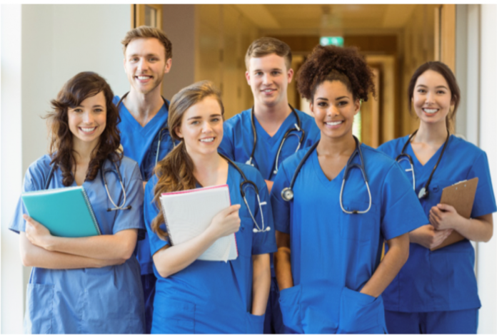 registered nurse or nursing assistant